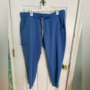 Figs Blue Zamora Joggers Scrubs Pants XXL